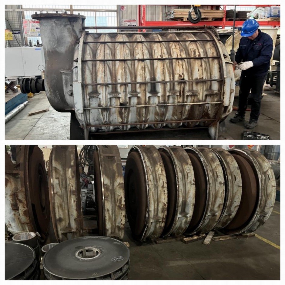 蘇州某炭黑廠 GD 多級風機維修案例