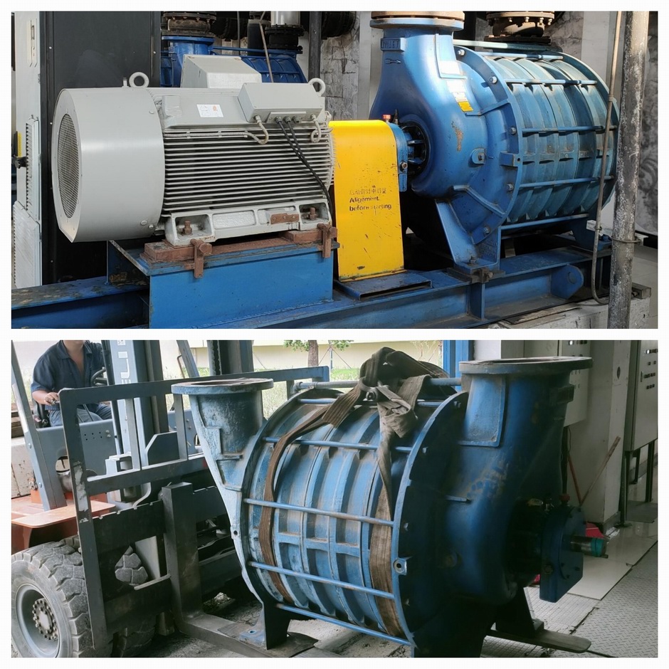 無錫某污水廠GD多級鼓風機維修案例